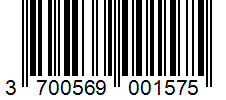 Barcode 3700569001575