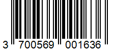 Barcode 3700569001636