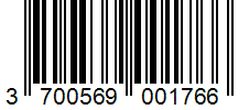 Barcode 3700569001766