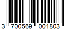 Barcode 3700569001803