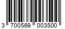 Barcode 3700569003500