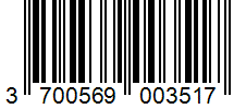 Barcode 3700569003517