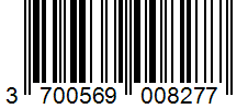 Barcode 3700569008277