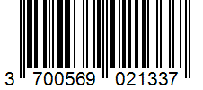 Barcode 3700569021337