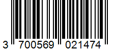 Barcode 3700569021474