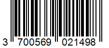 Barcode 3700569021498