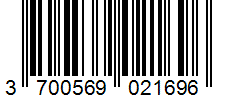 Barcode 3700569021696