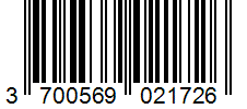 Barcode 3700569021726