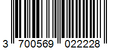 Barcode 3700569022228