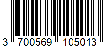 Barcode 3700569105013