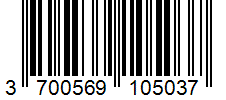 Barcode 3700569105037