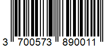 EAN Barcode for 3700573890011
