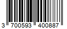 Barcode 3700593400887