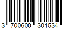 Barcode 3700600301534