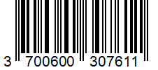Barcode 3700600307611
