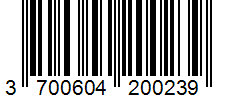 Barcode 3700604200239
