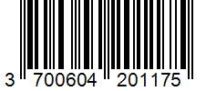 Barcode 3700604201175