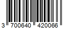Barcode 3700640420066