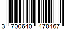 Barcode 3700640470467