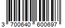 Barcode 3700640600697