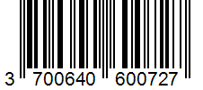 Barcode 3700640600727