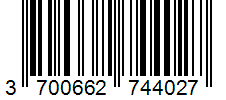 Barcode 3700662744027