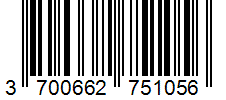 Barcode 3700662751056