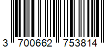Barcode 3700662753814