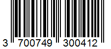 Barcode 3700749300412
