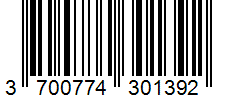 Barcode 3700774301392