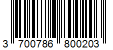 Barcode 3700786800203