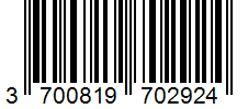 Barcode 3700819702924