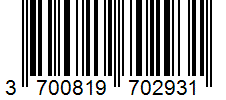 Barcode 3700819702931