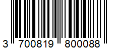 Barcode 3700819800088