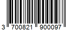 Barcode 3700821900097