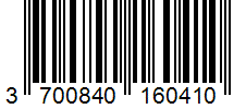 Barcode 3700840160410