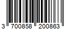 Barcode 3700858200863