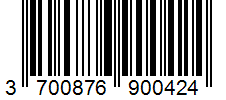 Barcode 3700876900424