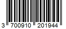 Barcode 3700910201944