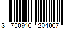 Barcode 3700910204907