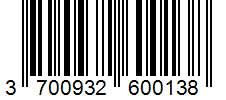 Barcode 3700932600138