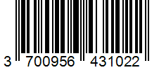 Barcode 3700956431022