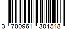 Barcode 3700961301518