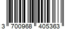 Barcode 3700968405363