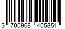 Barcode 3700968405851