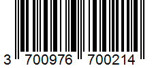Barcode 3700976700214