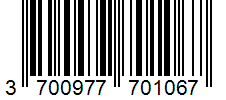 Barcode 3700977701067