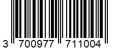 Barcode 3700977711004