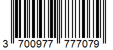 Barcode 3700977777079