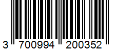 Barcode 3700994200352